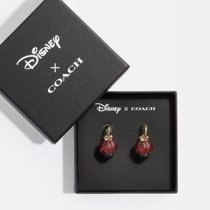 Disney X Coach Poison Apple Huggie Earrings